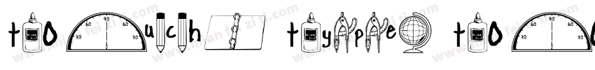 touch type tool字体转换